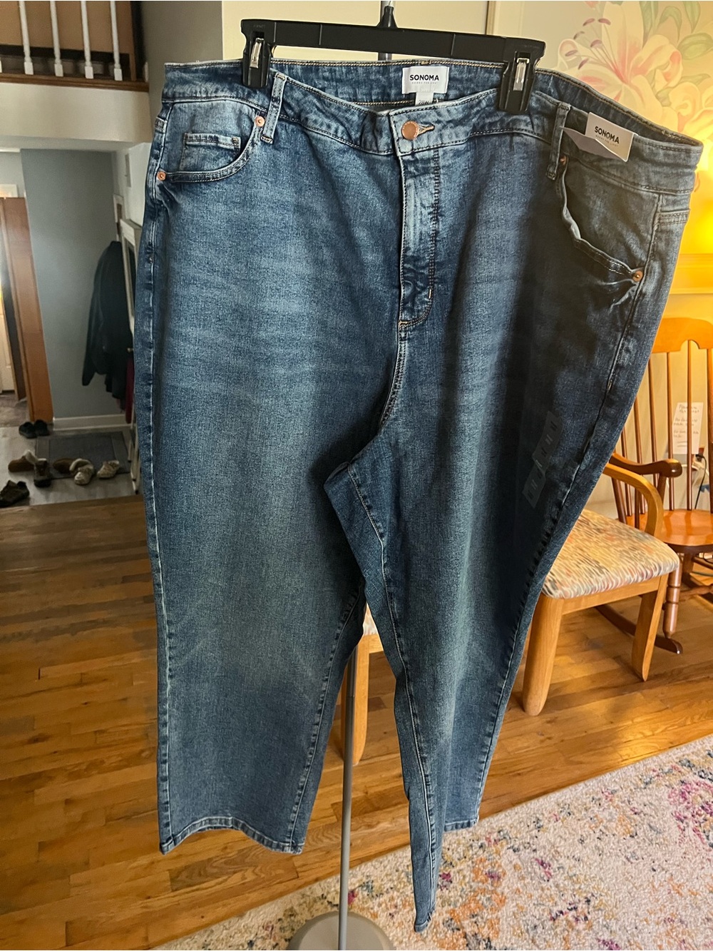 SONOMA Women's Dark Blue Straight Leg Jeans